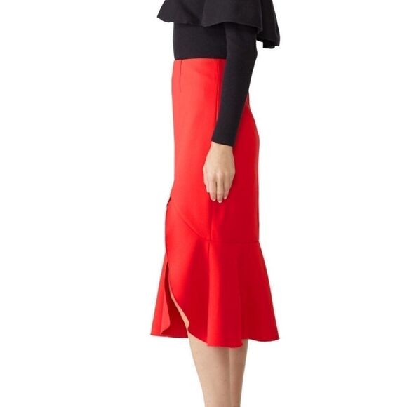 EUC Finders Keepers Red Goodbye Skirt - L - Picture 4 of 8